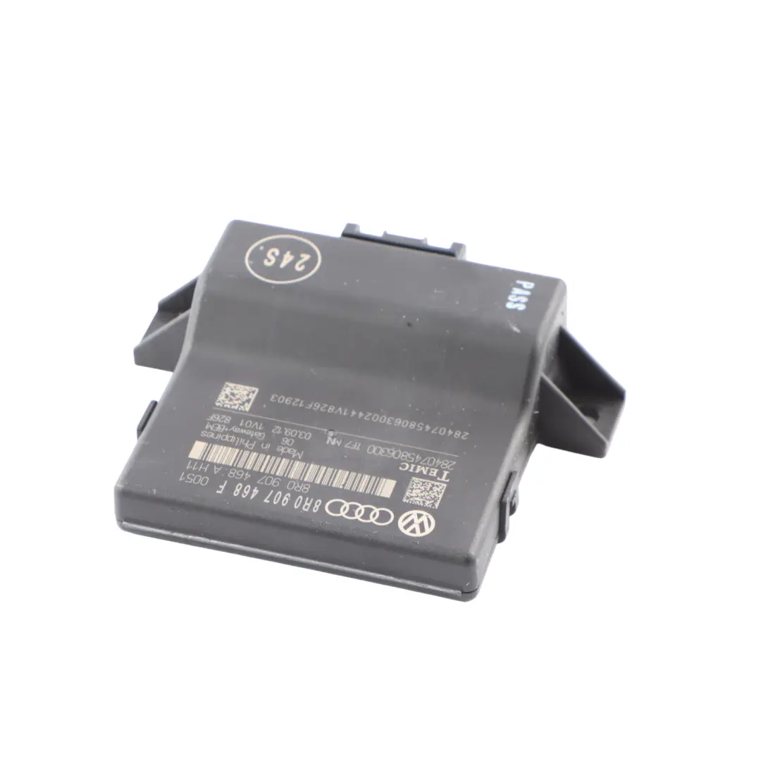 Module Commande Passerelle D'Interface De Diagnostic ECU pour Audi A5 8T à propos du numéro de pièce 8R0907468F Audi A5 8T Module Commande Passerelle D'Interface De Diagnostic ECU - SKU 8R0907468F - Numéro de pièce 8R0907468F