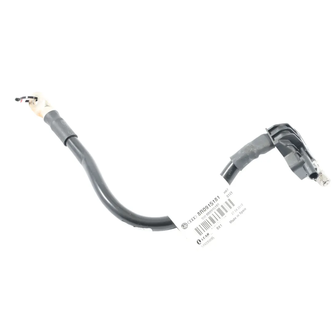Audi Q5 8R Cavo Terminale Negativo Batteria Cablaggio Batteria - SKU 8R0915181 - Numero di parte 8R0915181