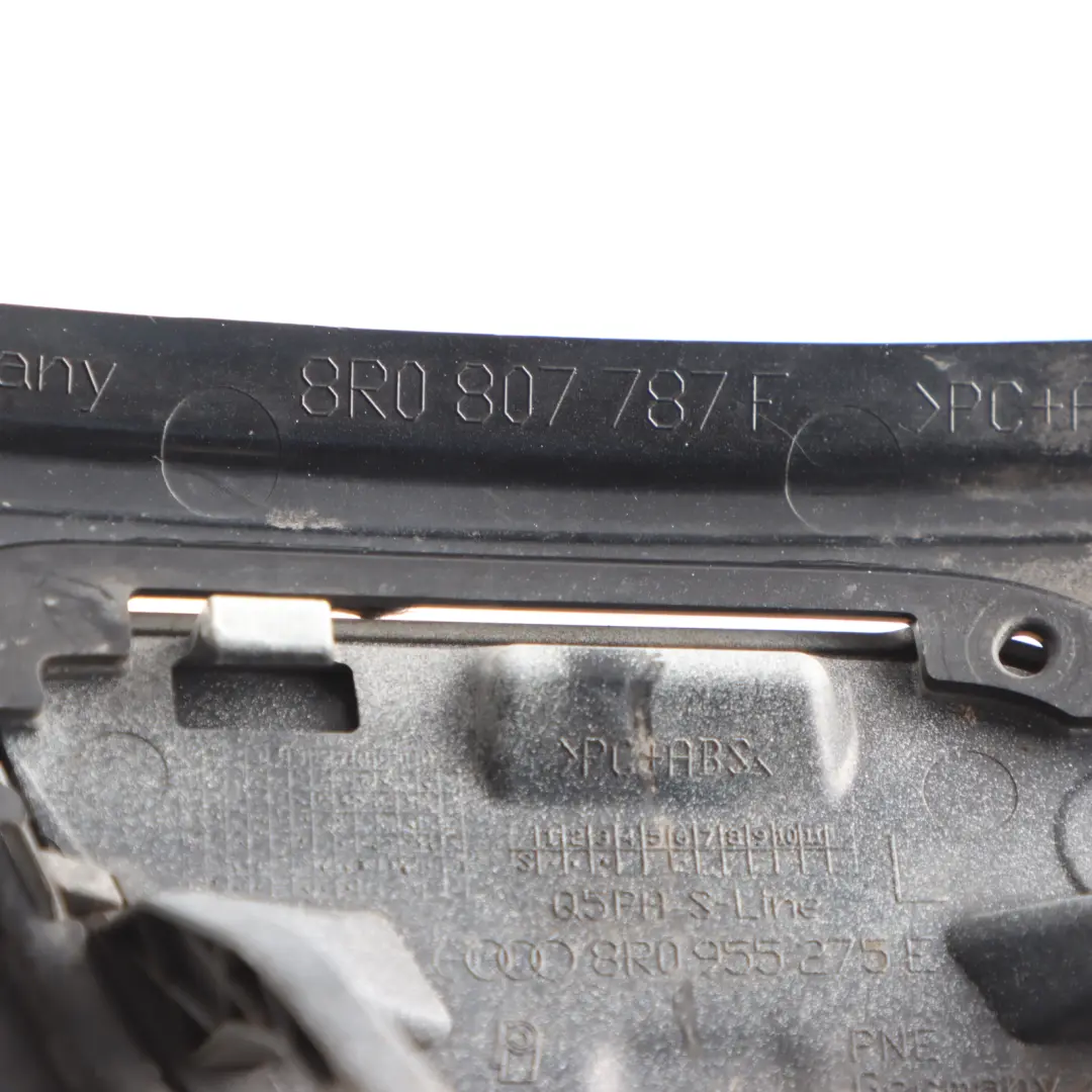 Headlight Washer Nozzle Cap Cover Left N/S Glacier White Pearl - S9R to Audi Q5 8R with Part number 8R0955275E Audi Q5 8R Headlight Washer Nozzle Cap Cover Left N/S Glacier White Pearl - S9R - SKU 8R0955275E-MGW - Part number 8R0955275E