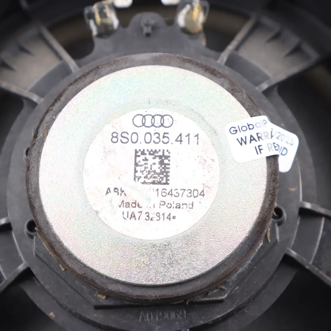 Audi TT FV Altoparlante Porta Posteriore Tono Basso Sinistra Destra - SKU 8S0035411 - Numero di parte 8S0035411