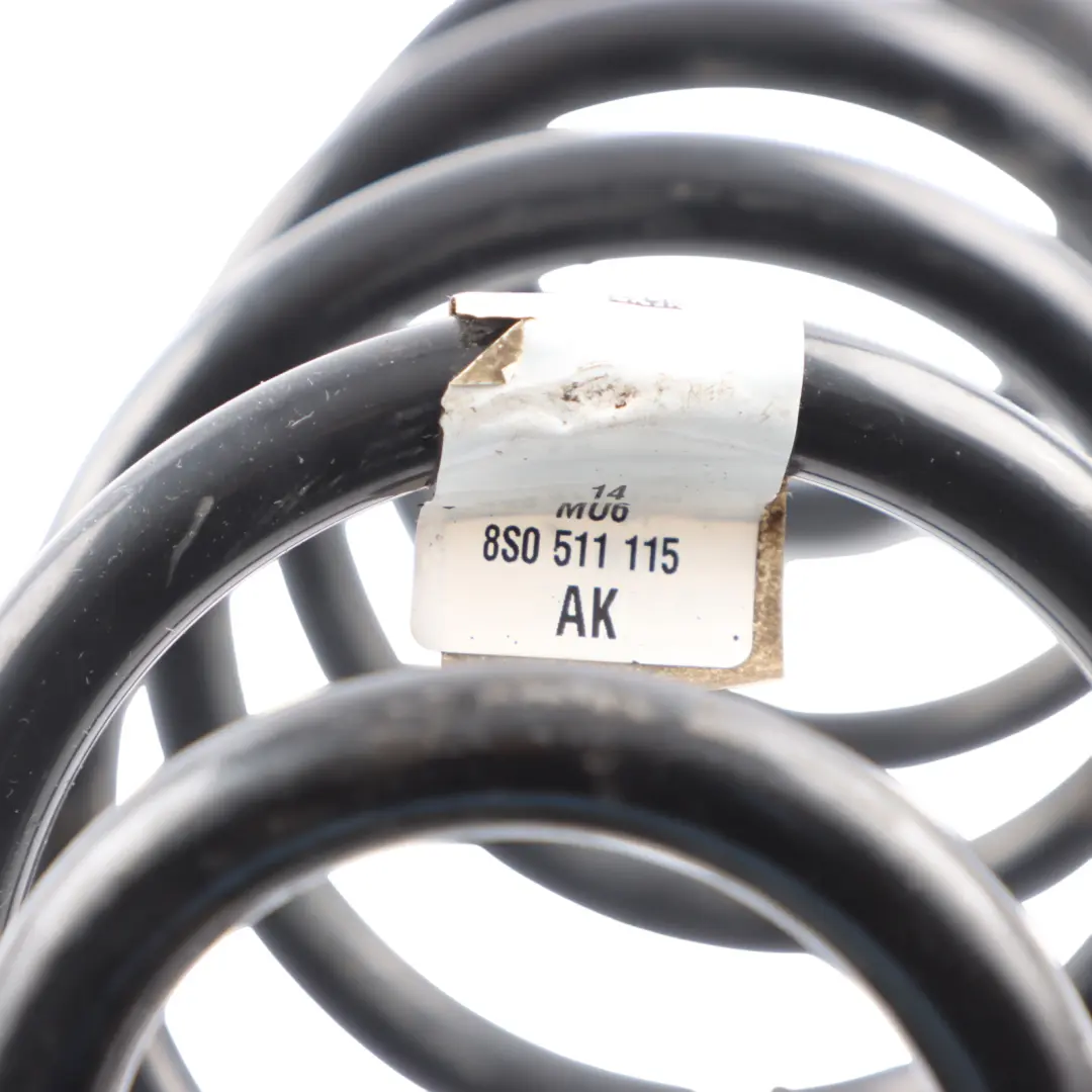 Axle Suspension Coil Spring Set Kit to Audi TT FV Rear with Part number 8S0511115AK Audi TT FV Rear Axle Suspension Coil Spring Set Kit - SKU 8S0511115AK - Part number 8S0511115AK