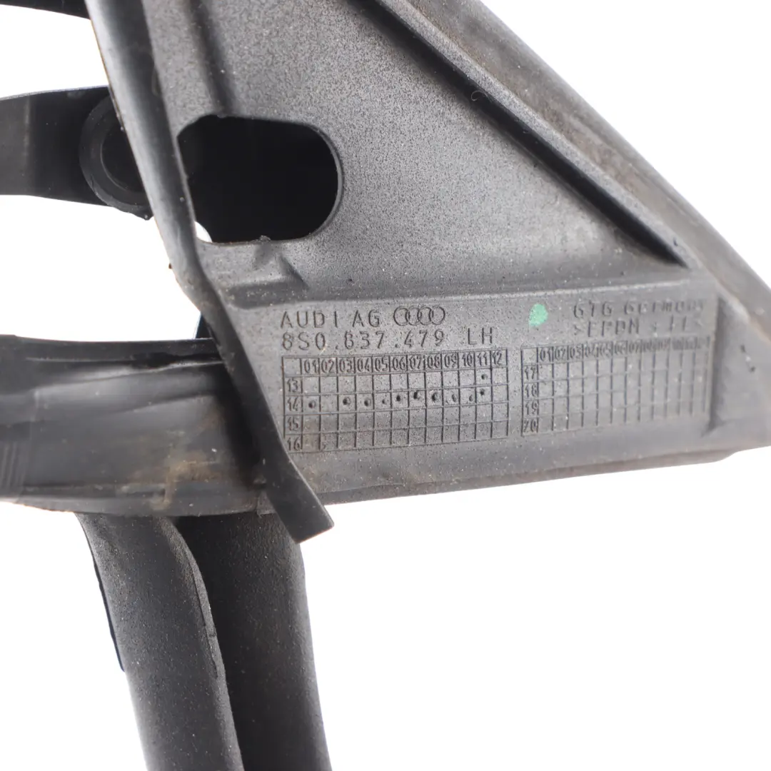 Audi TT FV 8S Puerta Delantera Interior Ventana Goma Junta Izquierda - SKU 8S0837479A - Número de pieza 8S0837479A