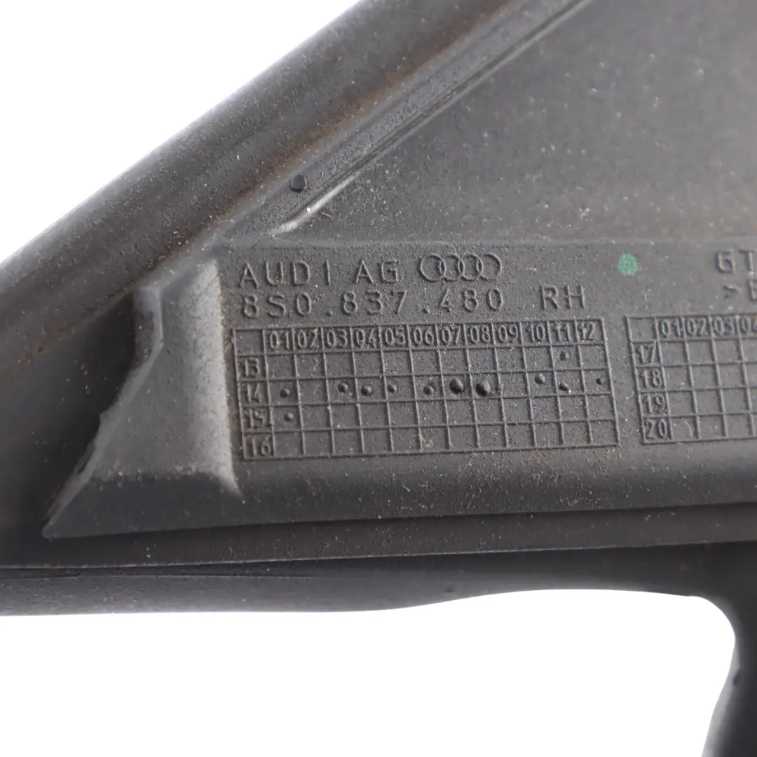 Audi TT FV 8S Front Door Inner Window Rubber Seal Gasket Right O/S - SKU 8S0837480A - Part number 8S0837480A