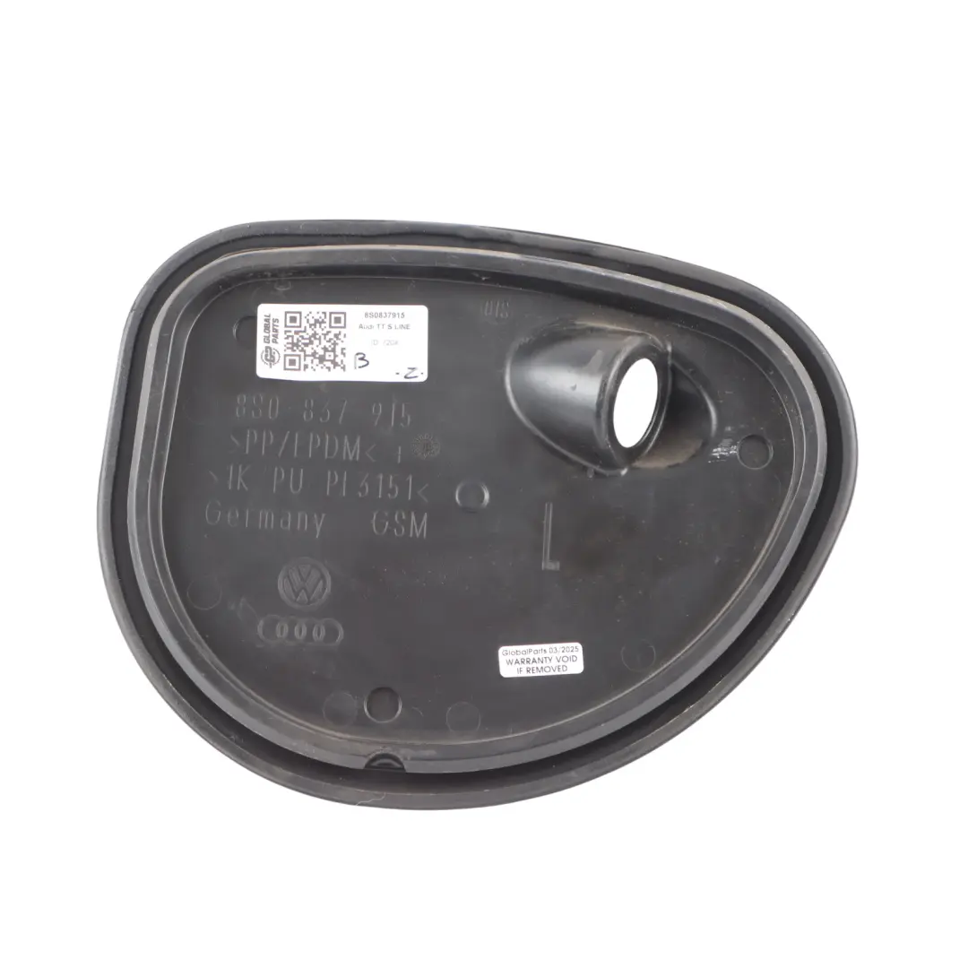 Audi TT FV Door Card Front Left N/S Trim Inner Panel Cover - SKU 8S0837915 - Part number 8S0837915