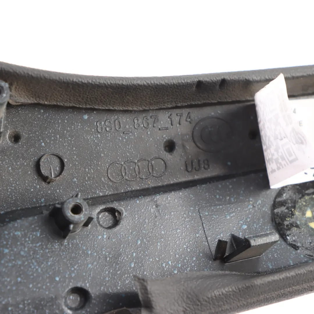 Door Card Armrest Front Right O/S Speaker Grill Soul Black to Audi TT FV with Part number 8S0867174 Audi TT FV Door Card Armrest Front Right O/S Speaker Grill Soul Black - SKU 8S0867174 - Part number 8S0867174