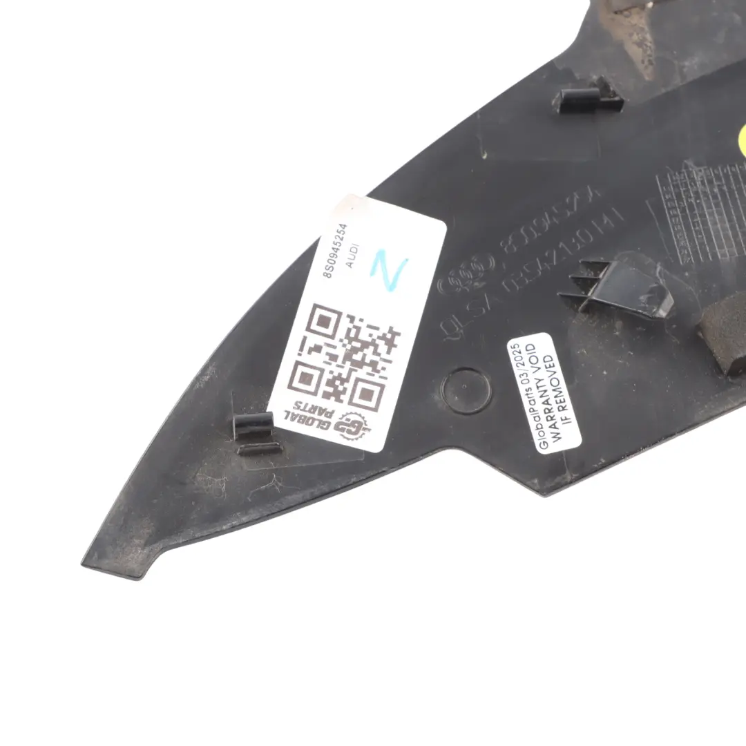 Mk3 Tail Trim Rear Light Right Reflector Cover O/S Black to Audi TT with Part number 8S0945254 Audi TT Mk3 Tail Trim Rear Light Right Reflector Cover O/S Black - SKU 8S0945254 - Part number 8S0945254