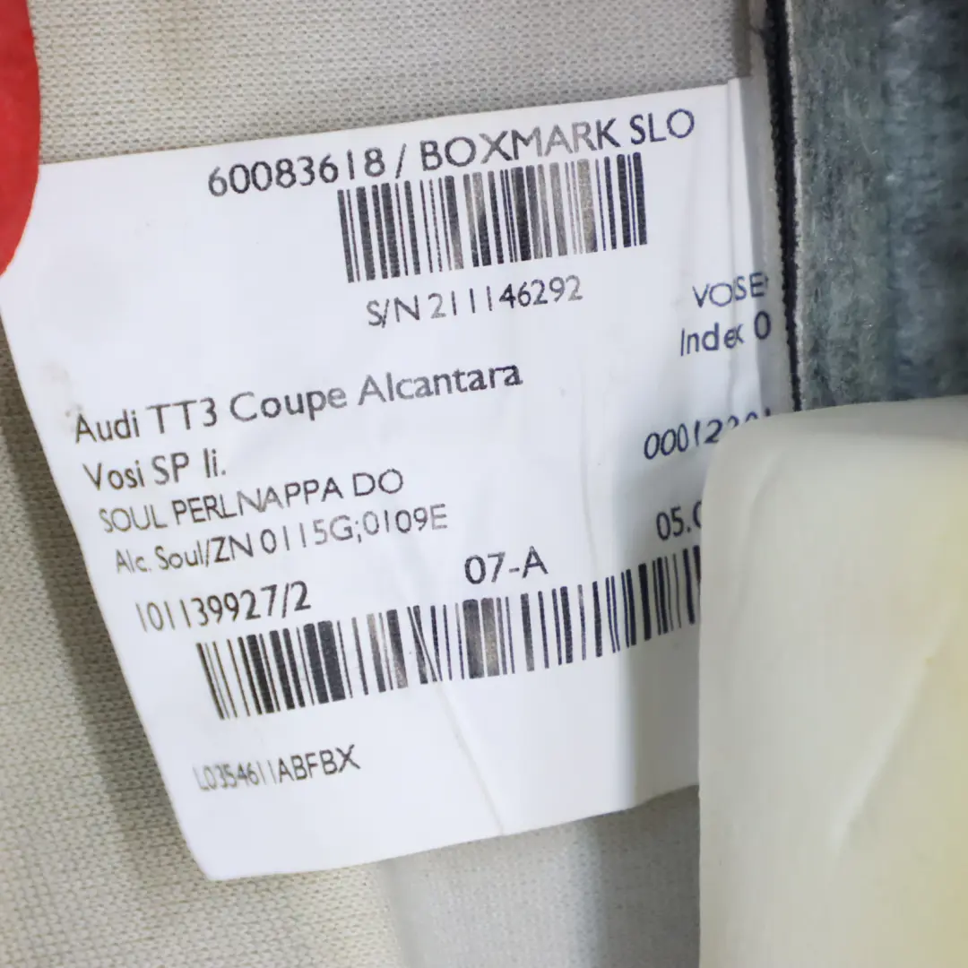 Siedzisko Fotela Lewy Przód Alcantara Czarna do Audi TT FV o numerze 8S8881405F Audi TT FV Siedzisko Fotela Lewy Przód Alcantara Czarna - SKU 8S8881405F - Numer Części 8S8881405F