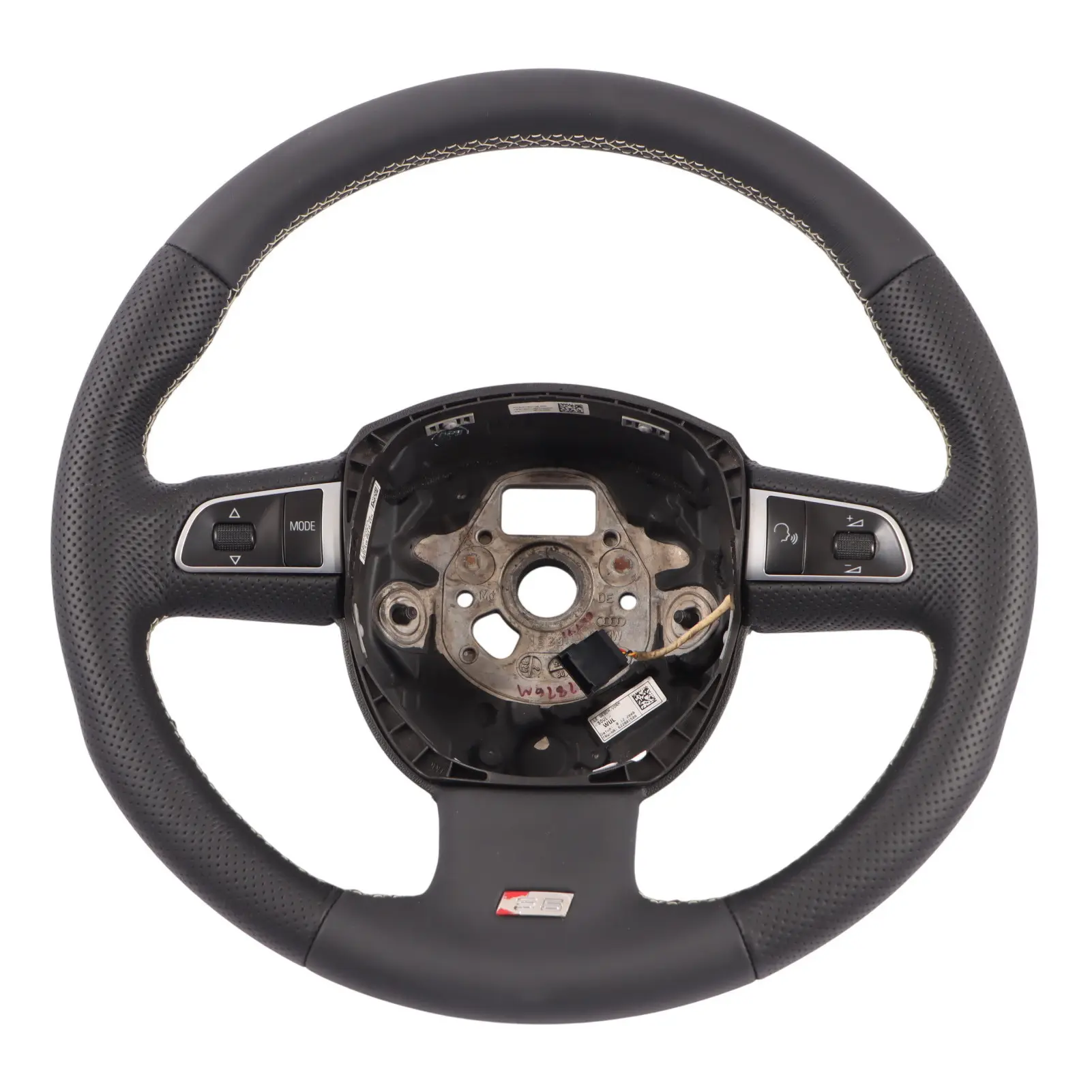 Audi S5 8T Steering Wheel NEW Black Leather Paddle Shift 8T0419091D