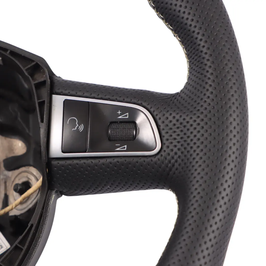 Steering Wheel NEW Black Leather Paddle Shift to Audi S5 8T with Part number 8T0419091D Audi S5 8T Steering Wheel NEW Black Leather Paddle Shift - SKU 8T0419091D-1 - Part number 8T0419091D