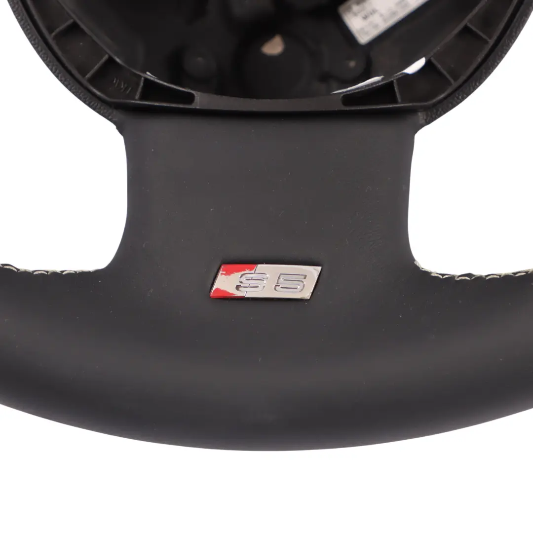 Steering Wheel NEW Black Leather Paddle Shift to Audi S5 8T with Part number 8T0419091D Audi S5 8T Steering Wheel NEW Black Leather Paddle Shift - SKU 8T0419091D-1 - Part number 8T0419091D