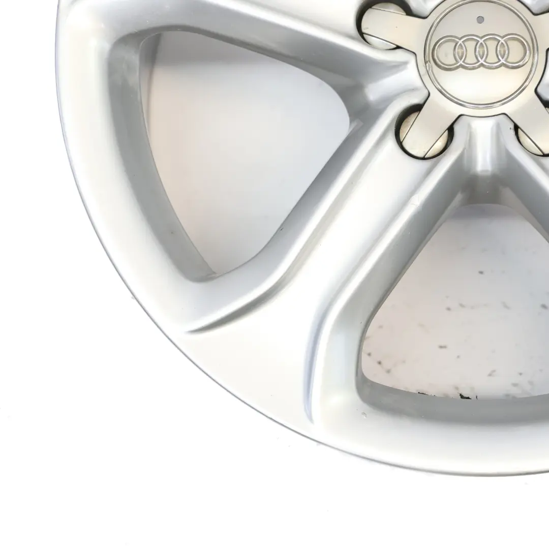 Audi A5 8T Silver Light Alloy Wheel Rim 17" 7,5J ET:28 - SKU 8T0601025BQ-2 - Part number 8T0601025BQ