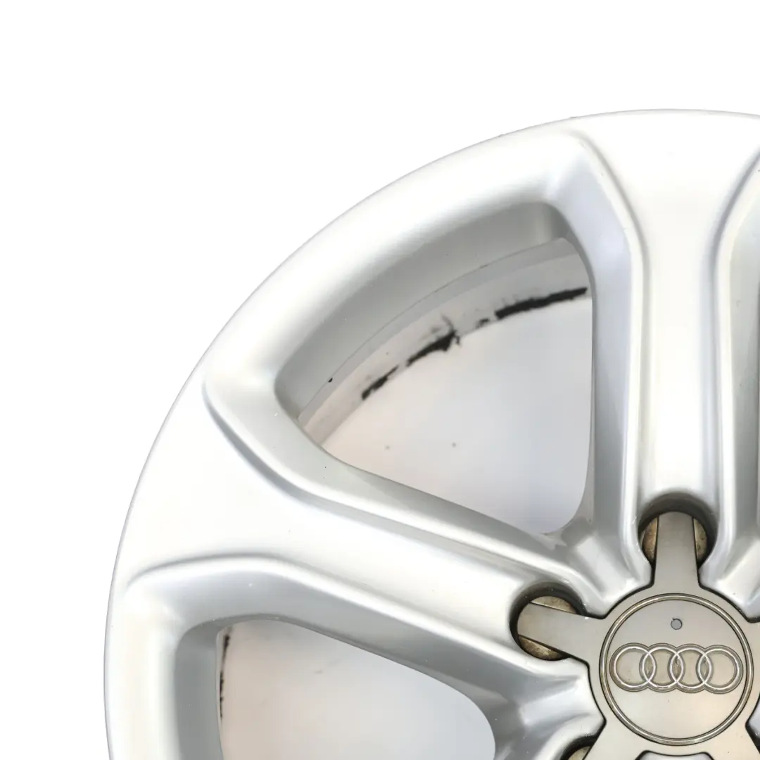 Audi A5 8T Silver Light Alloy Wheel Rim 17" 7,5J ET:28 - SKU 8T0601025BQ-3 - Part number 8T0601025BQ