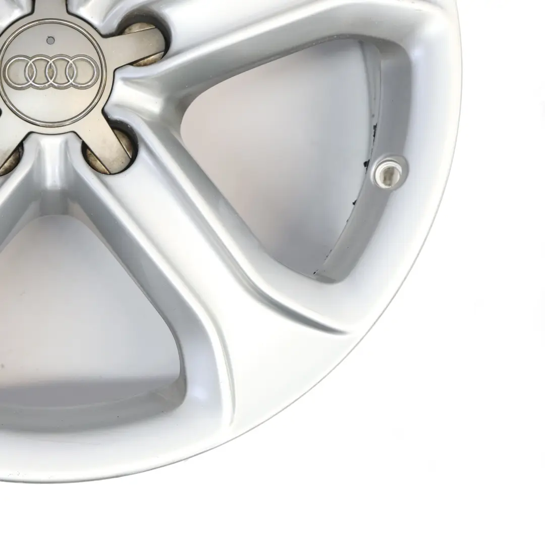 Audi A5 8T Silver Light Alloy Wheel Rim 17" 7,5J ET:28 - SKU 8T0601025BQ-3 - Part number 8T0601025BQ