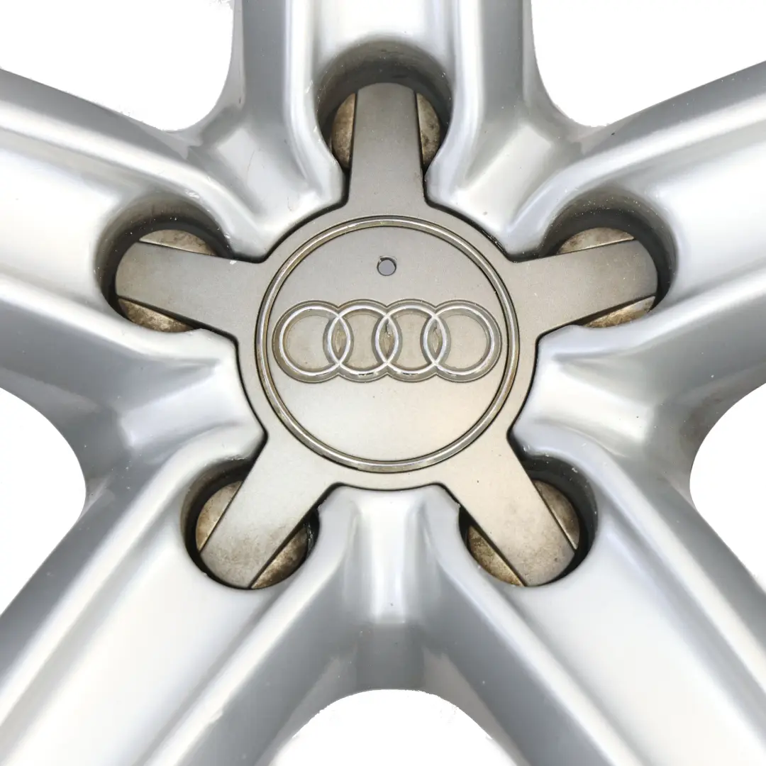Audi A5 8T Silver Light Alloy Wheel Rim 17" 7,5J ET:28 - SKU 8T0601025BQ-3 - Part number 8T0601025BQ