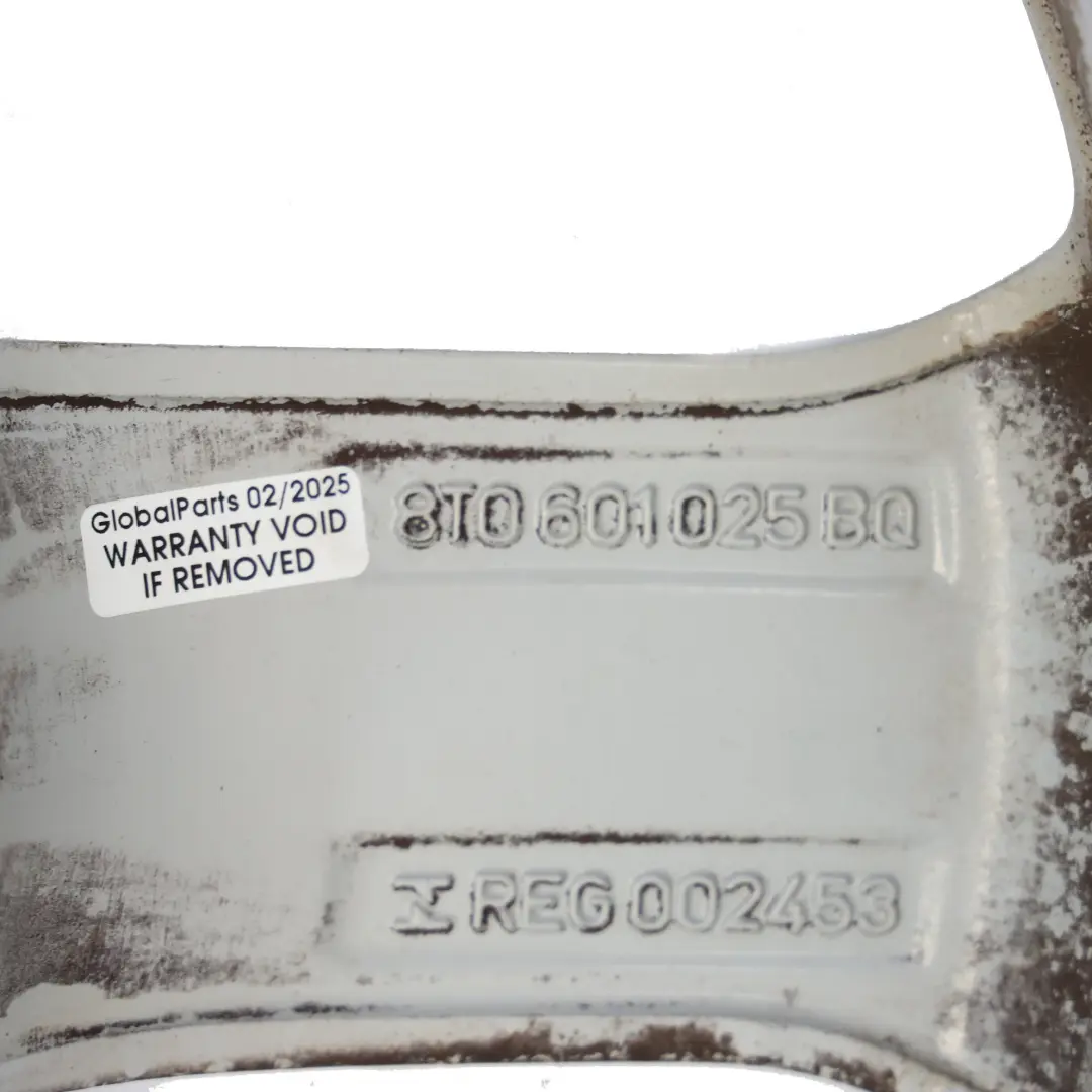 Audi A5 8T Silver Light Alloy Wheel Rim 17" 7,5J ET:28 - SKU 8T0601025BQ-4 - Part number 8T0601025BQ