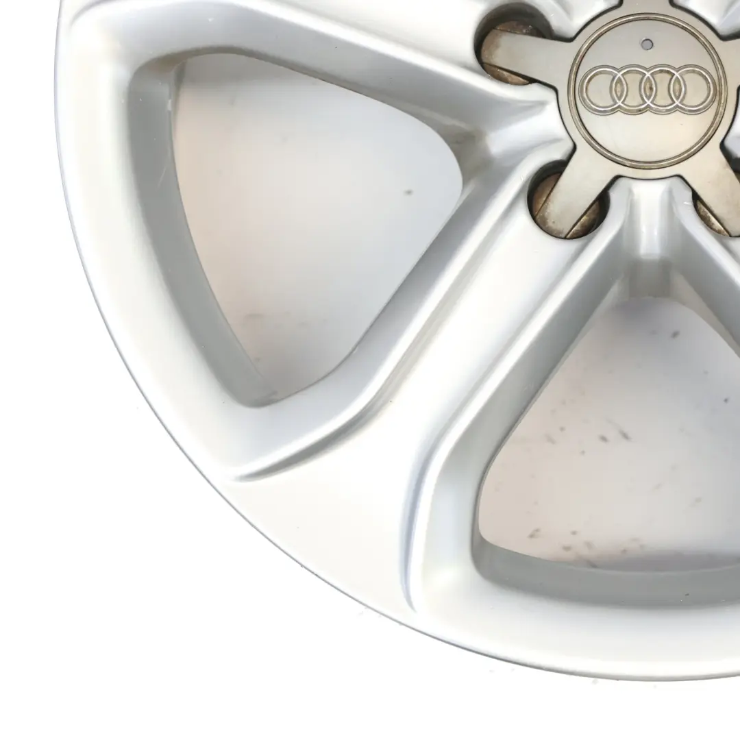 Audi A5 8T Silver Light Alloy Wheel Rim 17" 7,5J ET:28 - SKU 8T0601025BQ-4 - Part number 8T0601025BQ