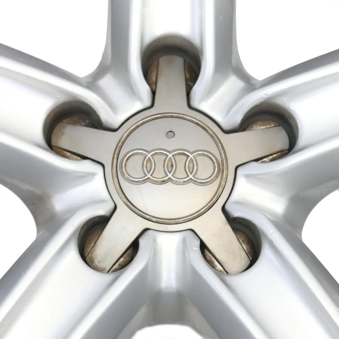 Audi A5 8T Silver Light Alloy Wheel Rim 17" 7,5J ET:28 - SKU 8T0601025BQ-4 - Part number 8T0601025BQ