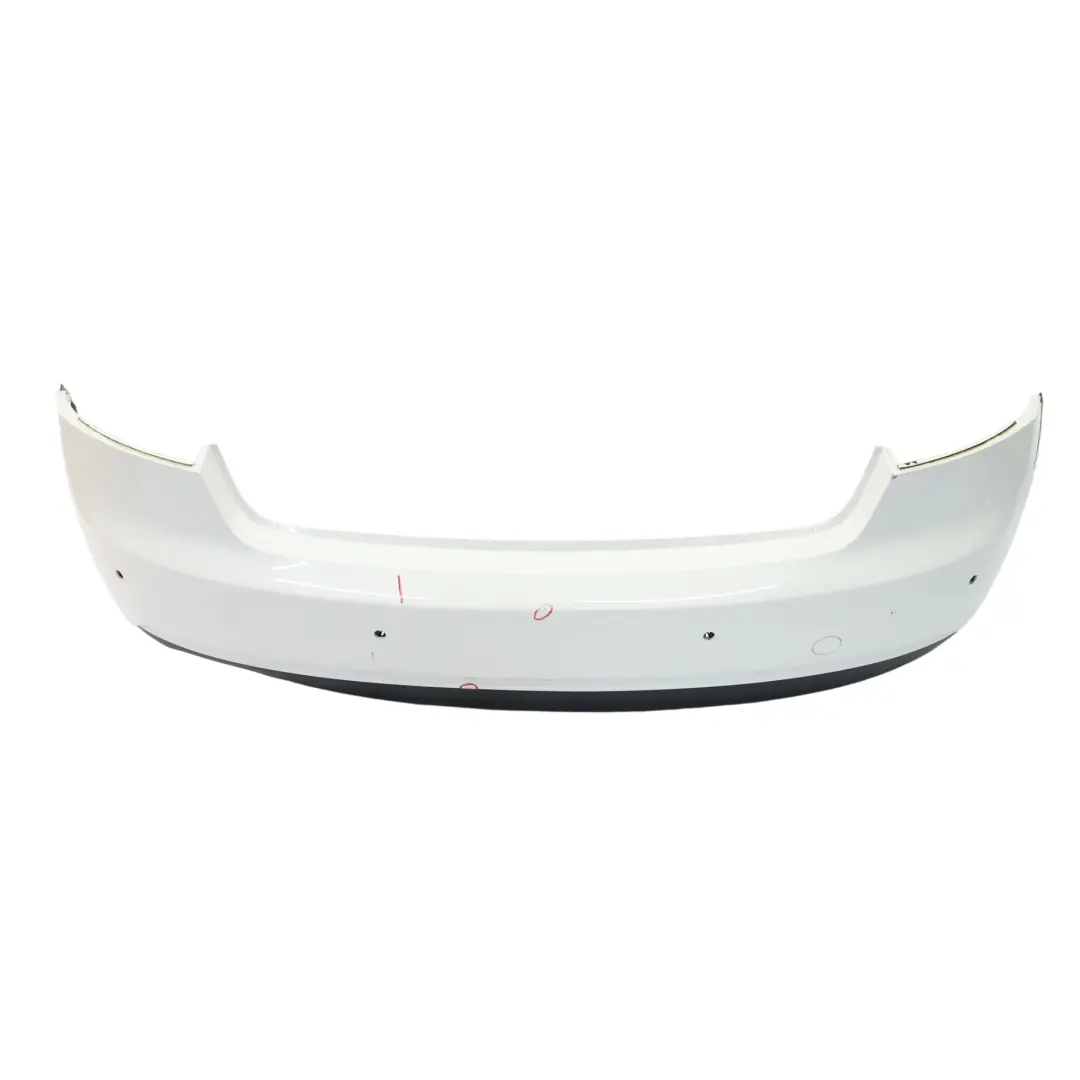 Bumper Trim Covering Panel Glacier White Pearl - S9R to Audi A5 8T Rear with Part number 8T0807067B Audi A5 8T Rear Bumper Trim Covering Panel Glacier White Pearl - S9R - SKU 8T0807067B-MGW - Part number 8T0807067B
