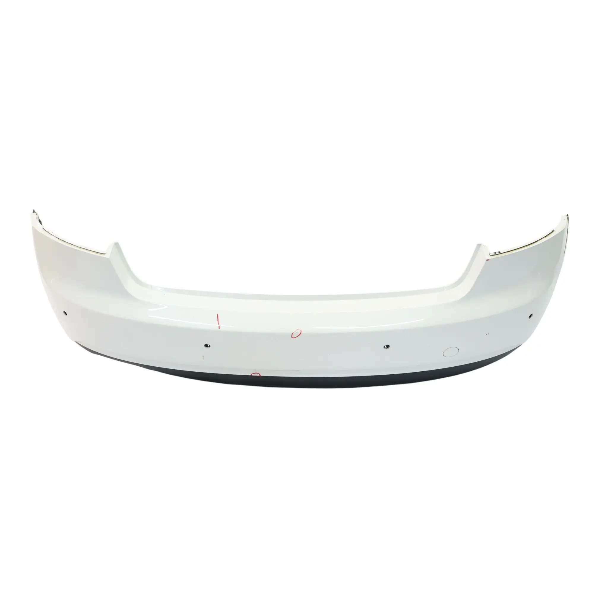 Audi A5 8T Rear Bumper Trim Covering Panel Glacier White Pearl - S9R