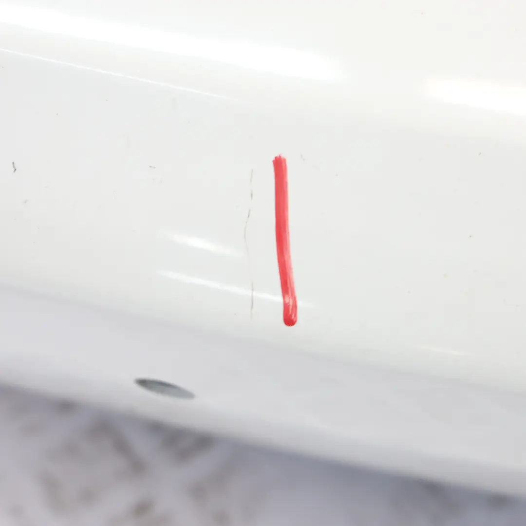 Audi A5 8T Rear Bumper Trim Covering Panel Glacier White Pearl - S9R - SKU 8T0807067B-MGW - Part number 8T0807067B