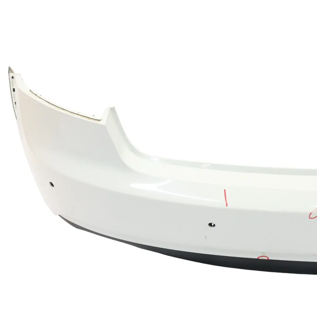 Bumper Trim Covering Panel Glacier White Pearl - S9R to Audi A5 8T Rear with Part number 8T0807067B Audi A5 8T Rear Bumper Trim Covering Panel Glacier White Pearl - S9R - SKU 8T0807067B-MGW - Part number 8T0807067B