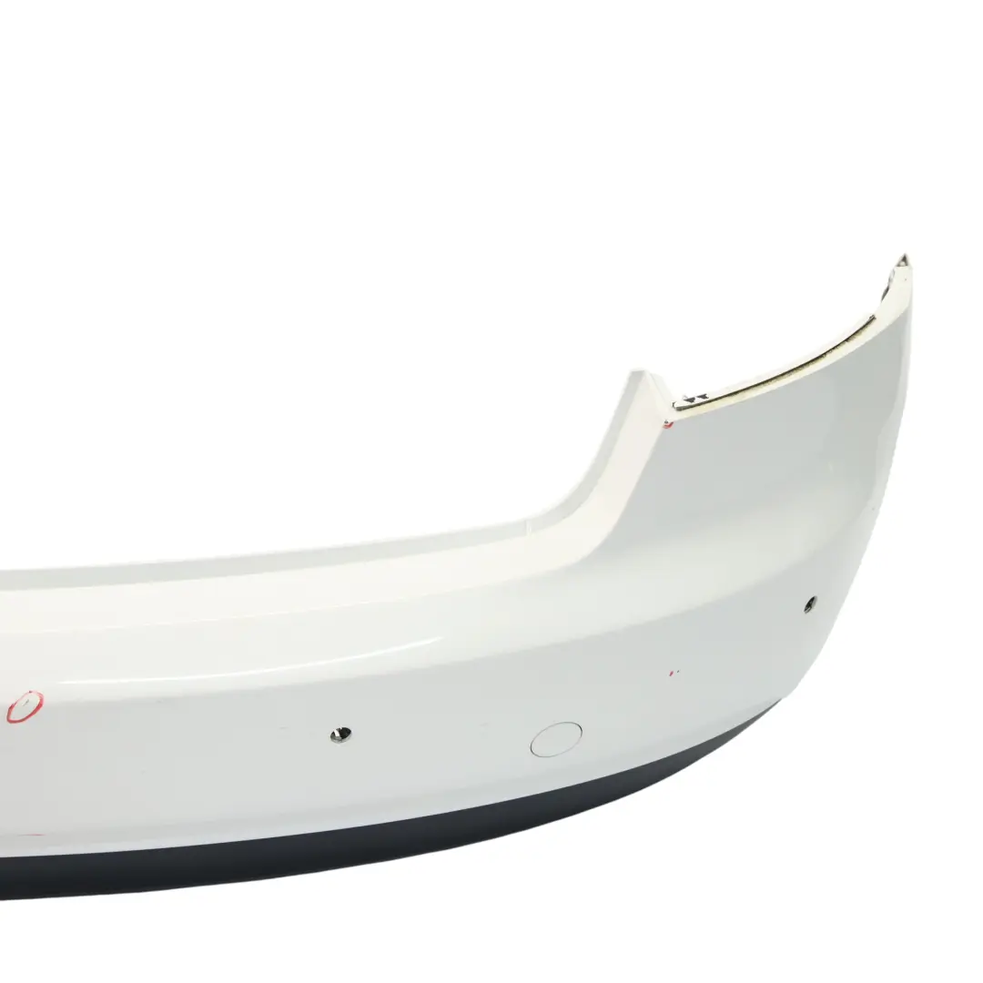 Audi A5 8T Rear Bumper Trim Covering Panel Glacier White Pearl - S9R - SKU 8T0807067B-MGW - Part number 8T0807067B