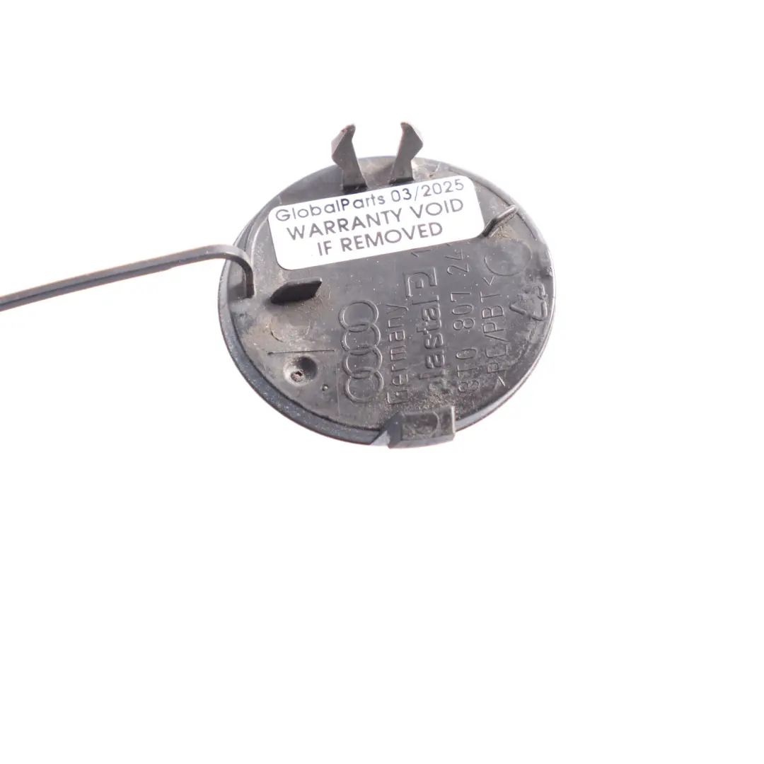 Front Bumper Tow Eye Hook Cover Cap Phantom Black - Z9Y to Audi S5 8T with Part number 8T0807241A Audi S5 8T Front Bumper Tow Eye Hook Cover Cap Phantom Black - Z9Y - SKU 8T0807241A-PHB - Part number 8T0807241A