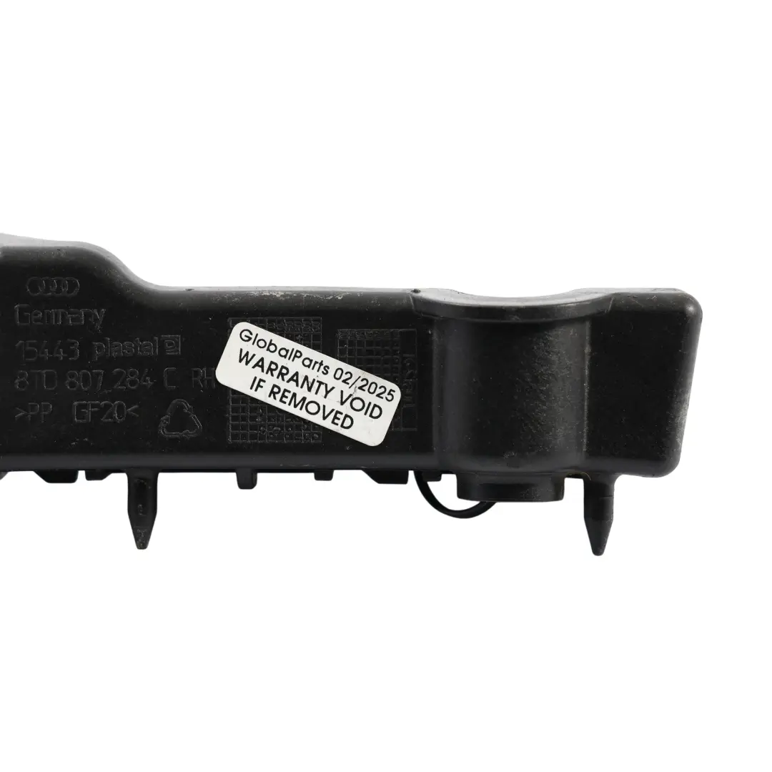 Audi A5 S5 8T Supporto Staffa Paraurti Anteriore Destra - SKU 8T0807284C - Numero di parte 8T0807284C