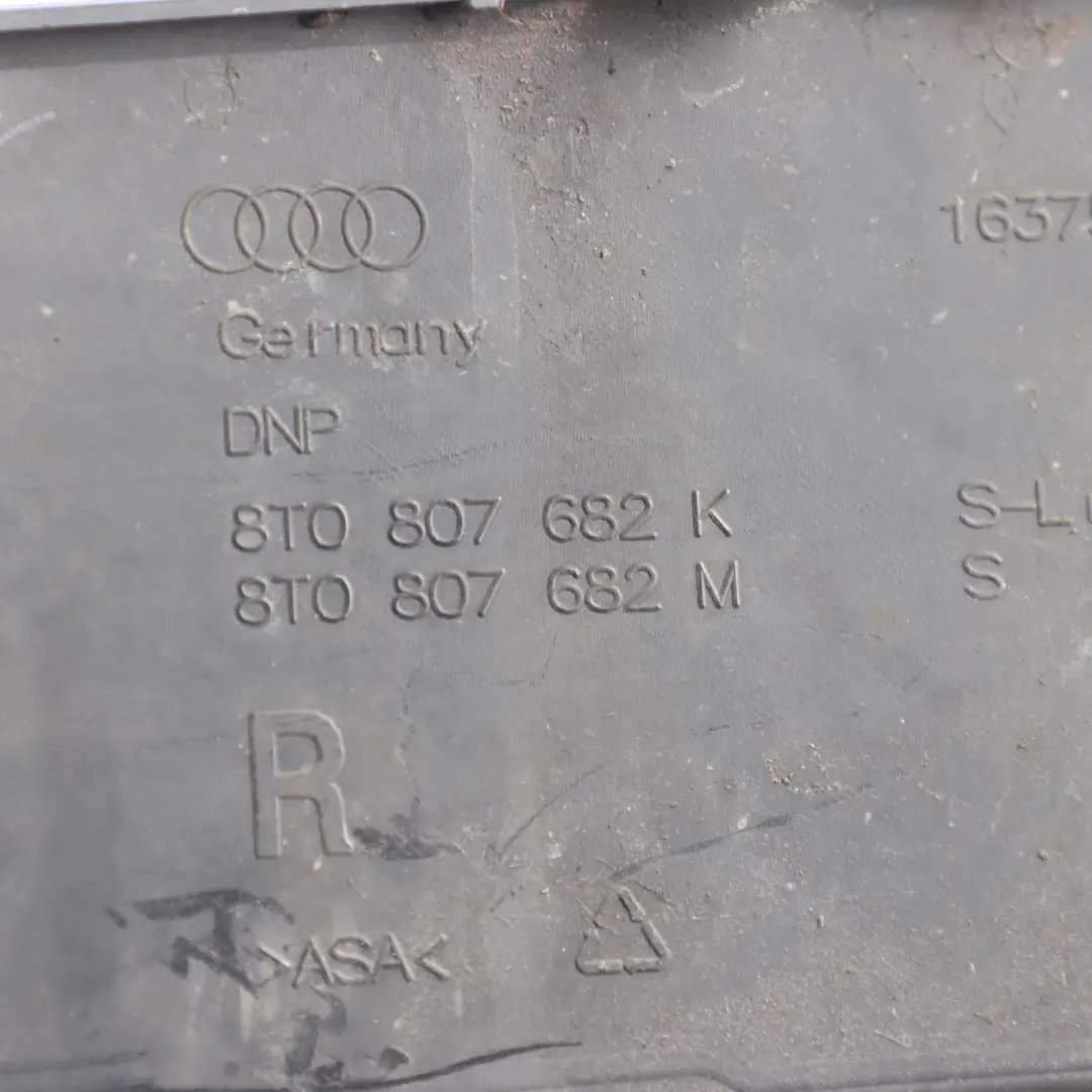 Fog Light Cover Front Bumper Right O/S Grid Grille Trim 8T0807682M to Audi A5 S5 8T with Part number 8T0807682K Audi A5 S5 8T Fog Light Cover Front Bumper Right O/S Grid Grille Trim 8T0807682M - SKU 8T0807682K - Part number 8T0807682K