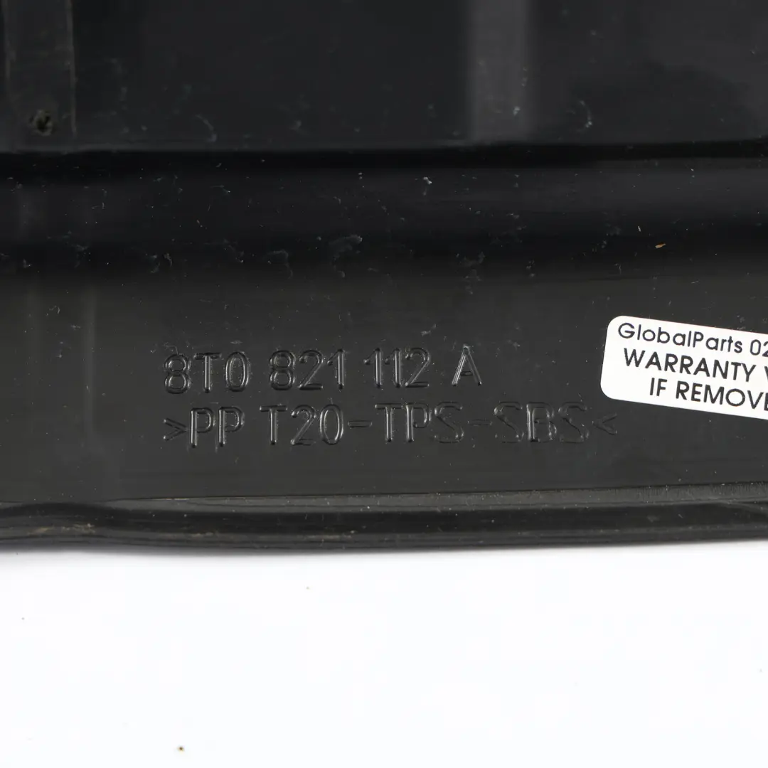 Audi A5 8T Inner Wing Trim Liner Guide Right O/S - SKU 8T0821112A - Part number 8T0821112A