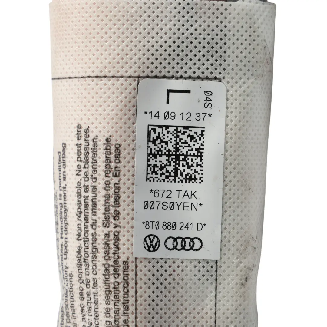 Audi A5 8T Asiento Módulo De Aire Delantero Izquierdo - SKU 8T0880241D - Número de pieza 8T0880241D