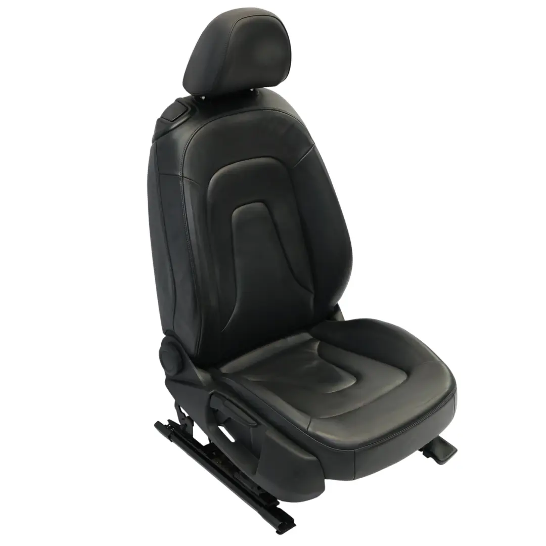 Fotel Przedni Prawy Przód Skóra Feinnappa Czarna do Audi A5 8T Coupe o numerze 8T0881806BF Audi A5 8T Coupe Fotel Przedni Prawy Przód Skóra Feinnappa Czarna - SKU 8T0881806BF - Numer Części 8T0881806BF