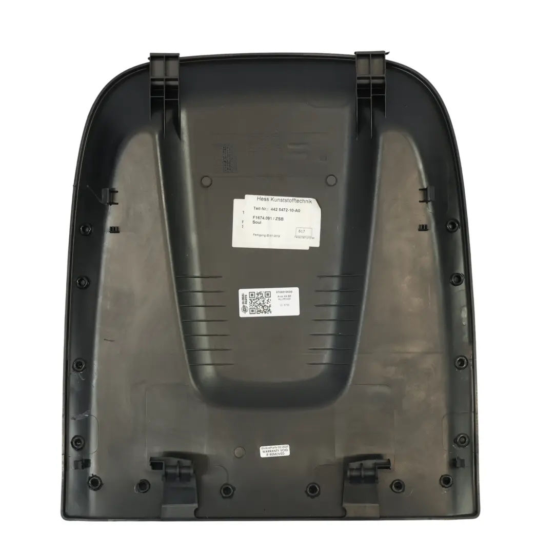 Audi A4 B8 Avant Front Seat Back Rest Cover Panel Net Storage Panel - SKU 8T0881969B - Part number 8T0881969B