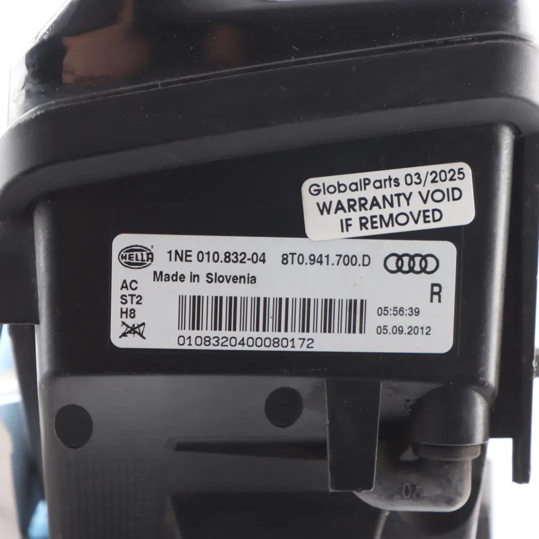 Audi A5 8T Front Bumper Fog Light Lamp Right O/S - SKU 8T0941700D - Part number 8T0941700D