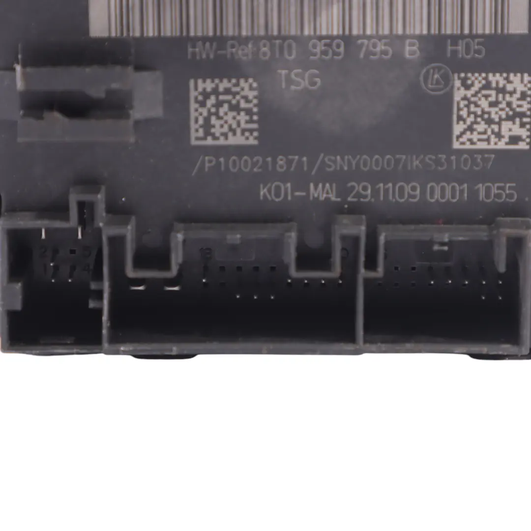Audi A5 8T Rear Door Module Control Unit Module ECU Left Right - SKU 8T0959795J - Número de pieza 8T0959795J