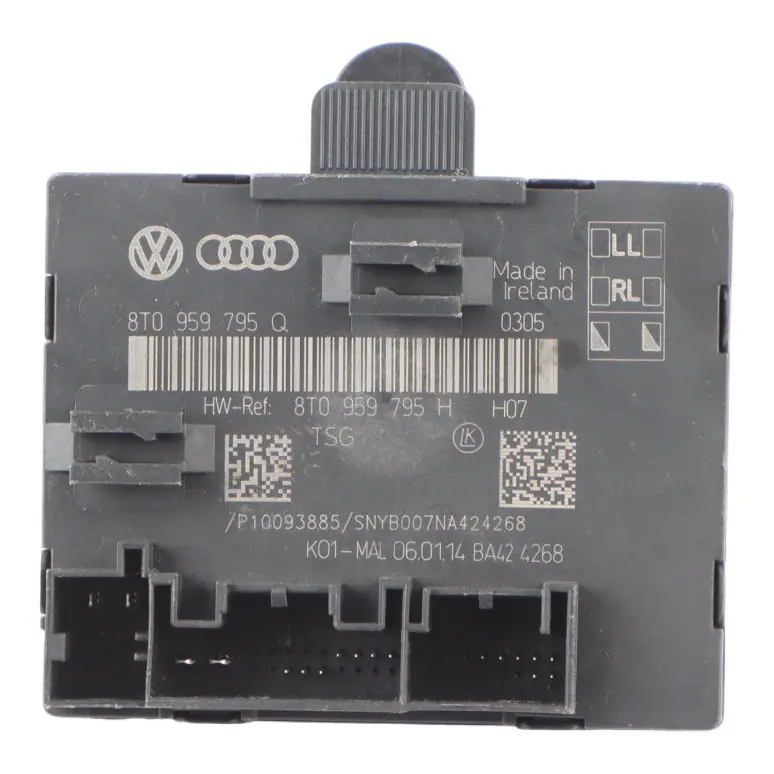 Tür Modul Steuergerät Links Rechts für Audi A5 B8 8T mit Teilenummer 8T0959795Q Audi A5 B8 8T Tür Modul Steuergerät Links Rechts - SKU 8T0959795Q - Teilenummer 8T0959795Q