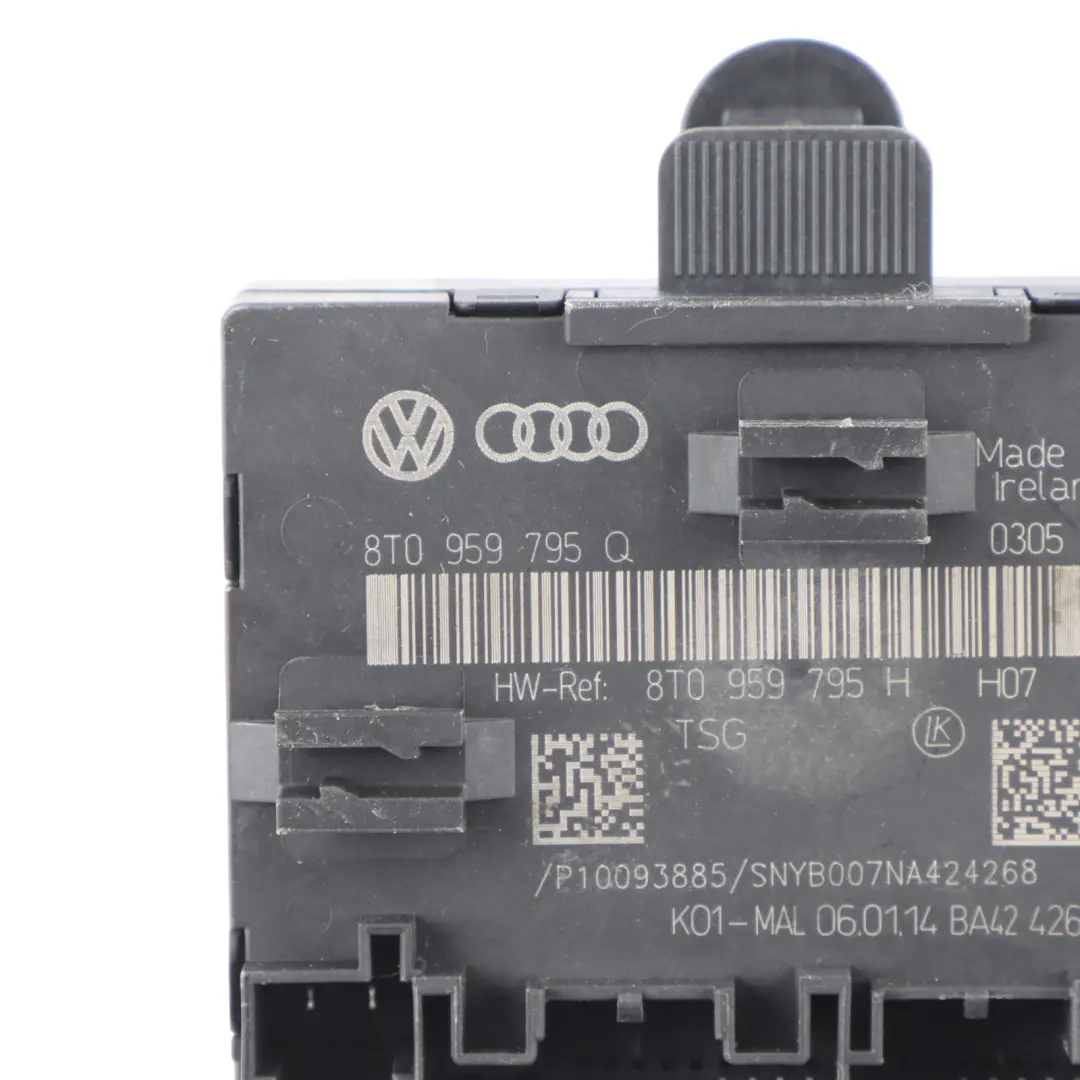 Audi A5 B8 8T Module De Porte Unité De Contrôle Gauche Droite - SKU 8T0959795Q - Numéro de pièce 8T0959795Q