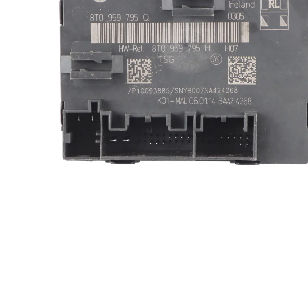 Audi A5 B8 8T Unidad De Control Del Módulo Puerta Izquierda Derecha - SKU 8T0959795Q - Número de pieza 8T0959795Q