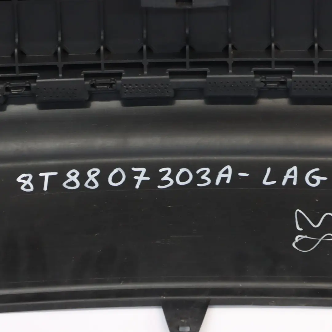 Sportback Rear Bumper Trim Panel Covering Lava Grey Pearl - Z7L to Audi A5 8T with Part number 8T8807303A Audi A5 8T Sportback Rear Bumper Trim Panel Covering Lava Grey Pearl - Z7L - SKU 8T8807303A-LAG - Part number 8T8807303A
