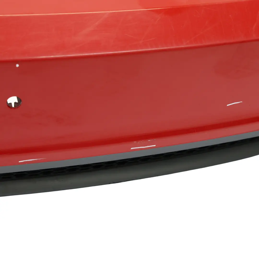 Bumper Trim Panel Covering Brilliant Red - Y3J to Audi A5 8T Coupe Rear with Part number 8T8807303C Audi A5 8T Coupe Rear Bumper Trim Panel Covering Brilliant Red - Y3J - SKU 8T8807303C-BRR - Part number 8T8807303C