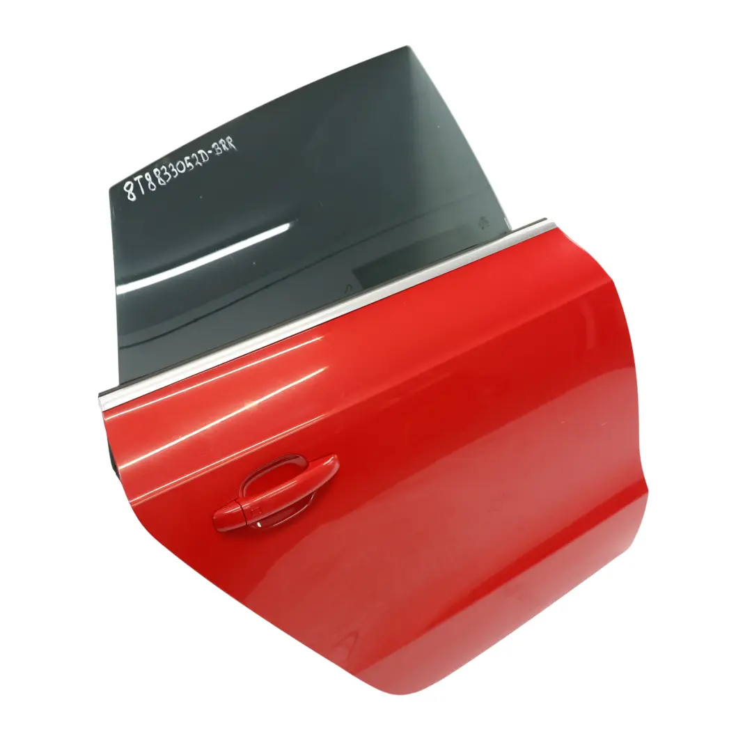Sportback Puerta Trasera Derecha Panel Brilliant Red - Y3J para Audi A5 8T con número de pieza 8T8833052D Audi A5 8T Sportback Puerta Trasera Derecha Panel Brilliant Red - Y3J - SKU 8T8833052D-BRR - Número de pieza 8T8833052D
