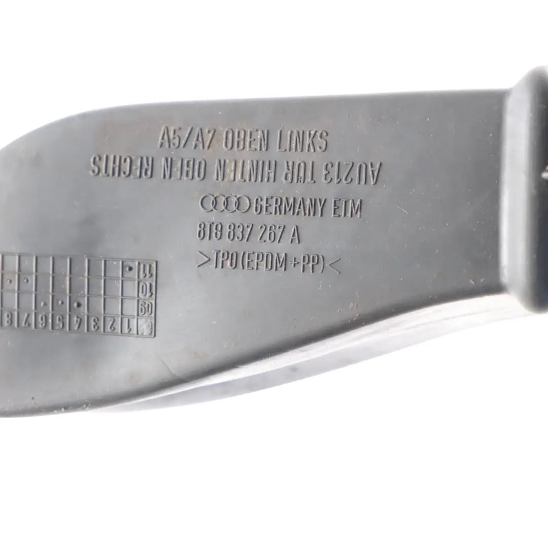 Puerta Delantera Limitador Comprobación Derecha Izquierda para Audi A5 8T con número de pieza 8T8837267A Audi A5 8T Puerta Delantera Limitador Comprobación Derecha Izquierda - SKU 8T8837267A - Número de pieza 8T8837267A