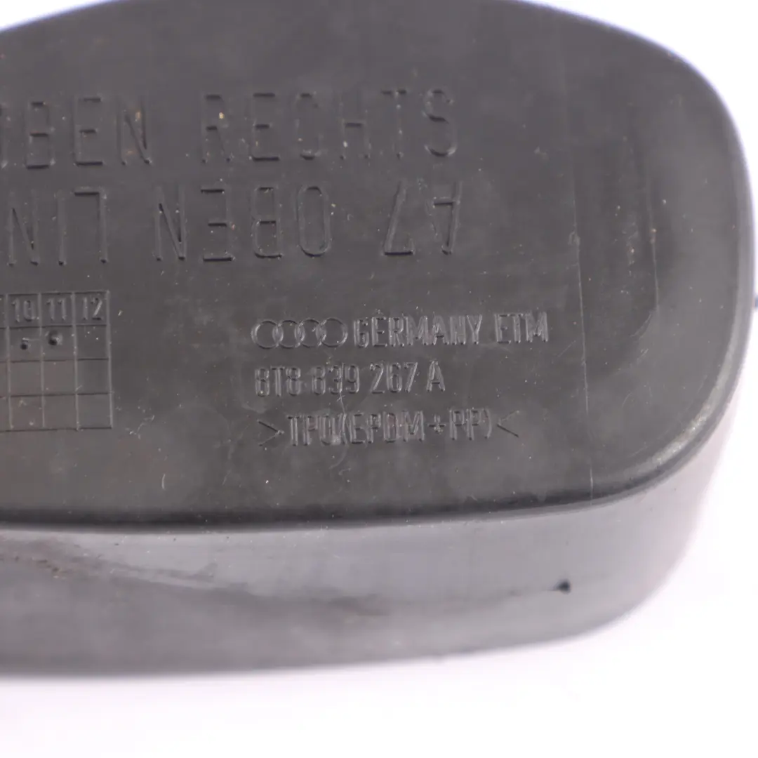 Charnière Limiteur Butée Frein Porte Arrière Droite Gauche pour Audi A5 8T à propos du numéro de pièce 8T8839249C Audi A5 8T Charnière Limiteur Butée Frein Porte Arrière Droite Gauche - SKU 8T8839249C - Numéro de pièce 8T8839249C