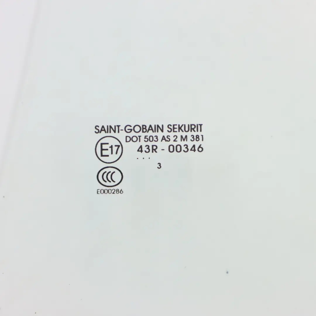 Door Side Window Glass Glazing Left N/S AS2 Audi A5 8T Rear - SKU 8T8845205B - Part number 8T8845205B