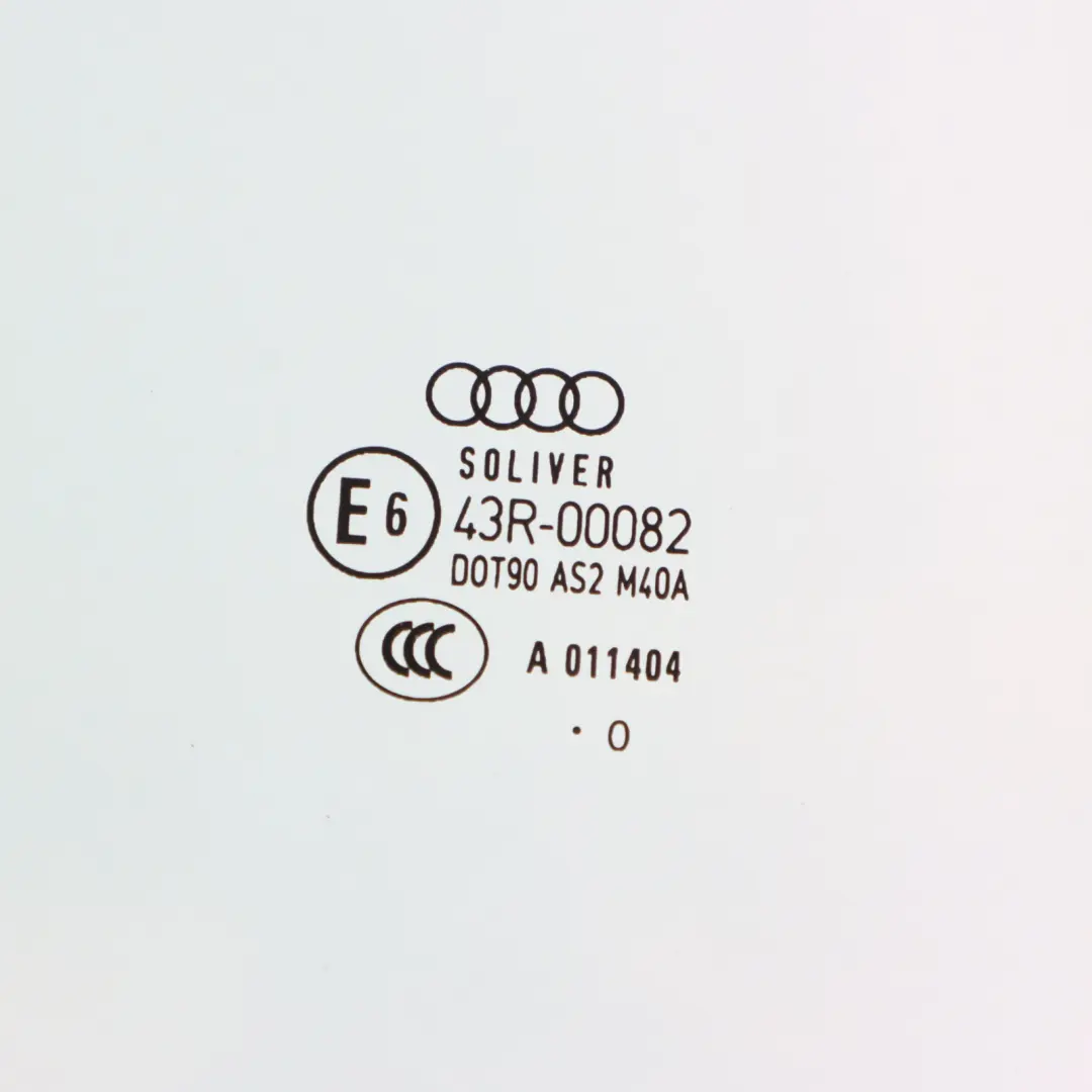 Sportback Vetro Della Portiera Posteriore Destra AS2 per Audi A5 8T con numero di parte 8T8845206B Audi A5 8T Sportback Vetro Della Portiera Posteriore Destra AS2 - SKU 8T8845206B - Numero di parte 8T8845206B