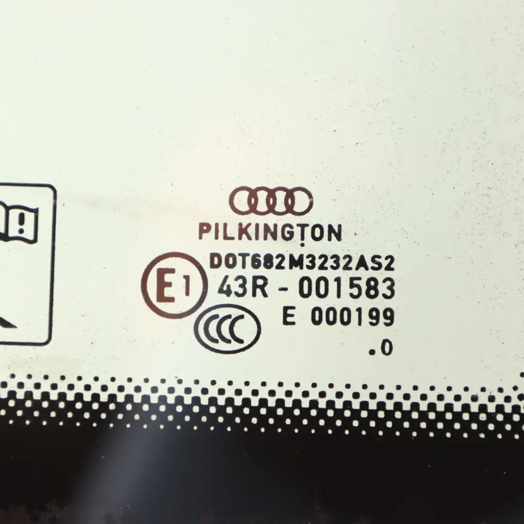 Audi A5 8T Sportback Rear Quarter Window Fixed Glass Right O/S AS2 - SKU 8T8845300B-1 - Part number 8T8845300B