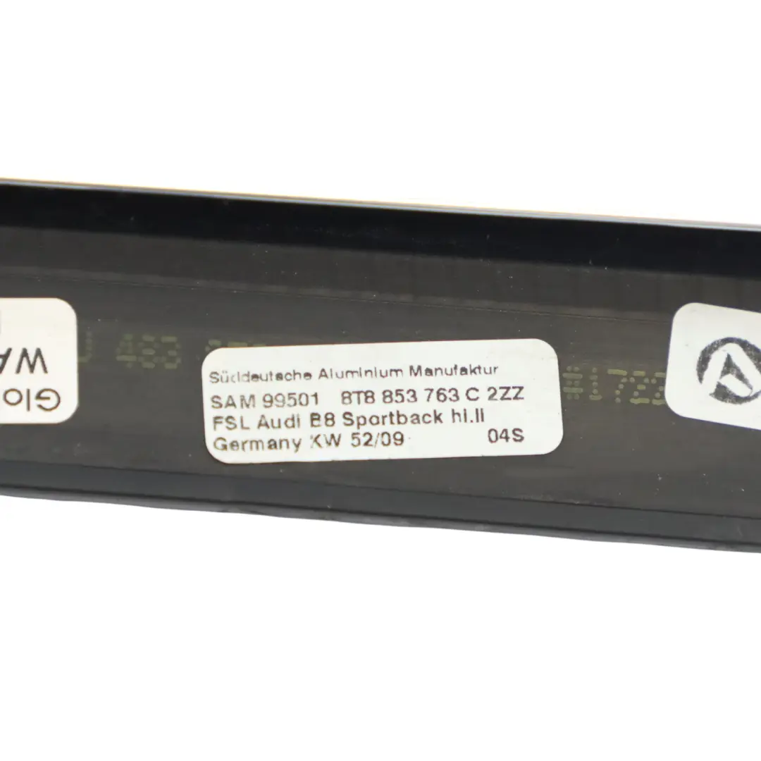 Hintere Wetterschutzleiste Zierleiste Links Chrom für Audi A5 8T mit Teilenummer 8T8853763D Audi A5 8T Hintere Wetterschutzleiste Zierleiste Links Chrom - SKU 8T8853763D - Teilenummer 8T8853763D