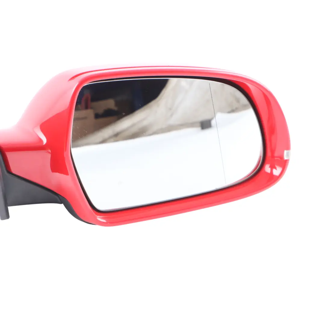 Wing Mirror Right Door O/S Outside Brilliant Red - Y3J to Audi A5 8T with Part number 8T8857410J Audi A5 8T Wing Mirror Right Door O/S Outside Brilliant Red - Y3J - SKU 8T8857410J-BRR - Part number 8T8857410J