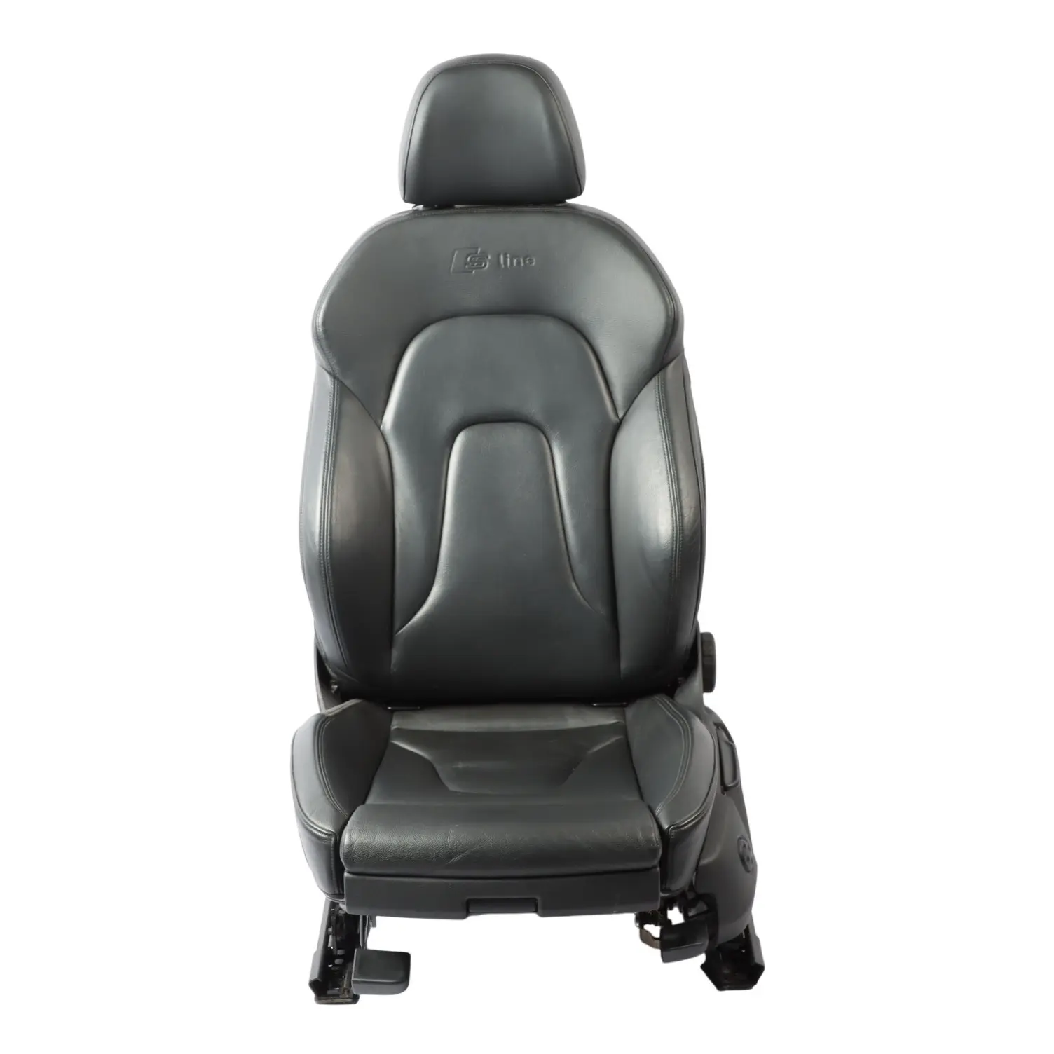Audi A5 8T Sportback Sport Seat Front Left N/S S-Line Leather Soul Black
