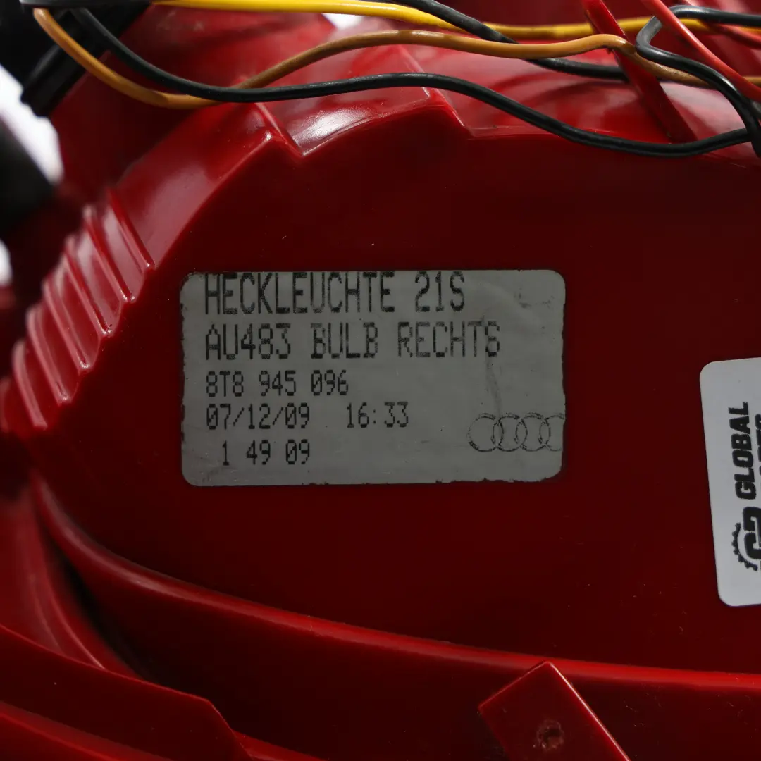 Audi A5 8T Sportback Tail Light Lamp Side Panel Rear Right O/S - SKU 8T8945096 - Part number 8T8945096